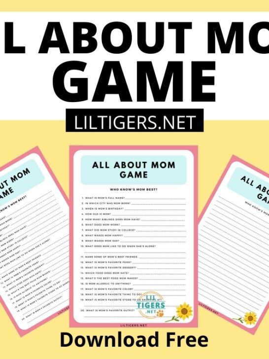 All about mom game