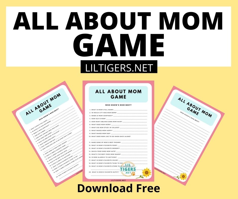 All about mom game