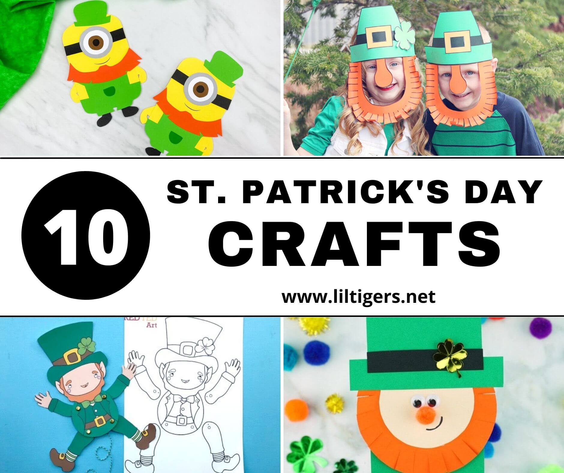 Free Printable St. Patricks day Crafts