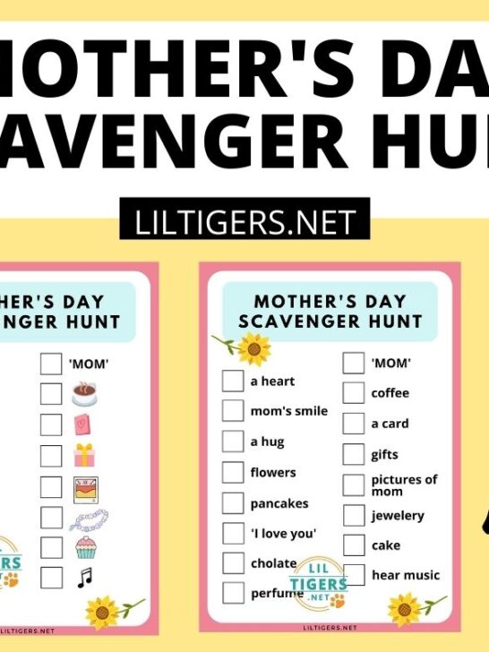 Free Printable Mother's Day Bingo Game Templates - Lil Tigers