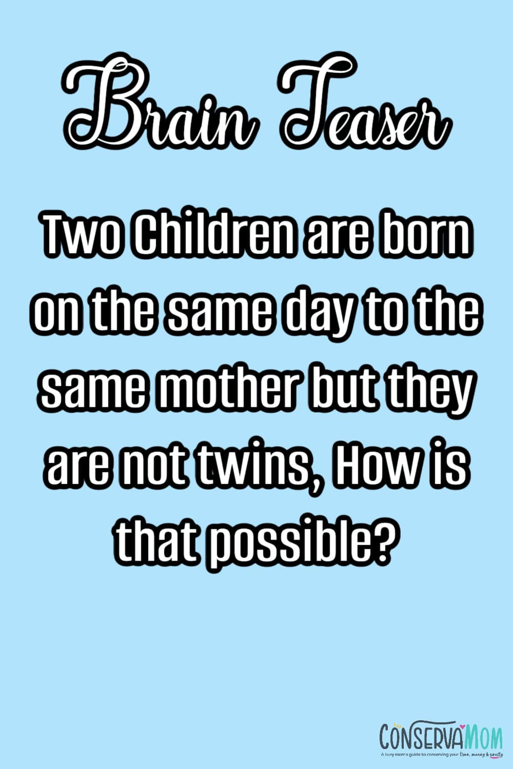 riddle games for mothers