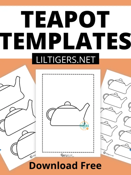 free printable teapot templates