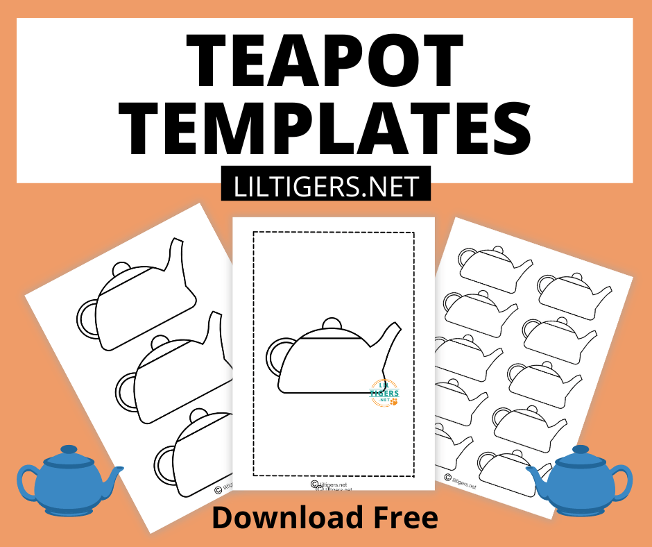 free printable teapot templates