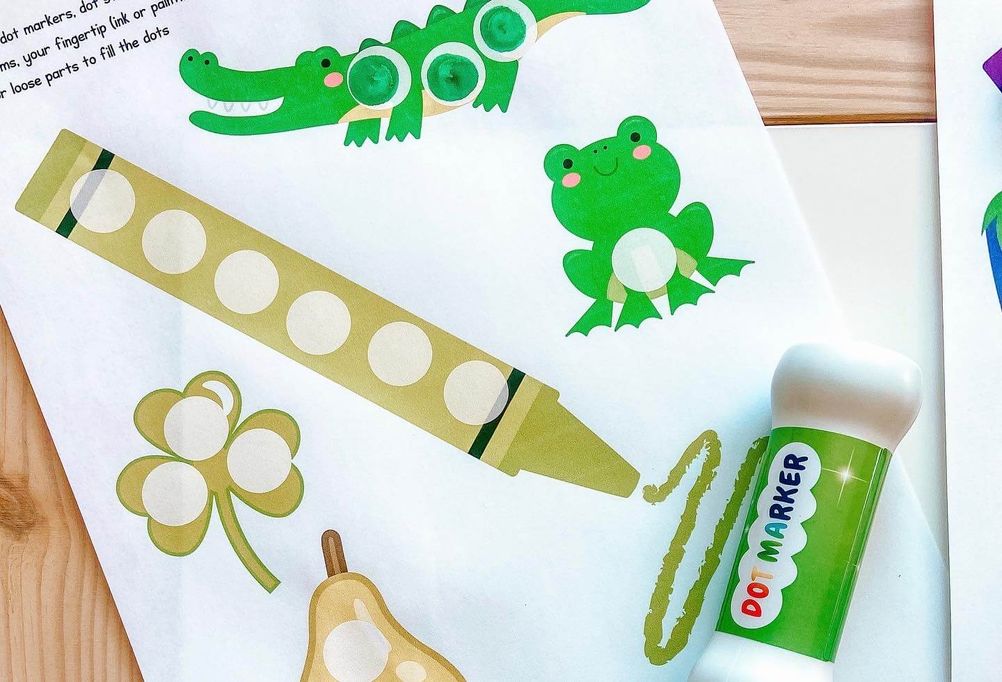 green do a dot printables 