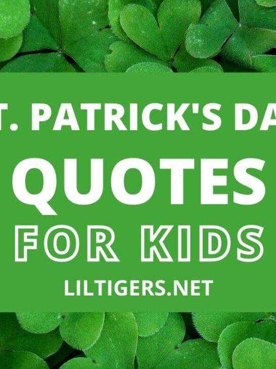 st. Patrick's day quotes for kids