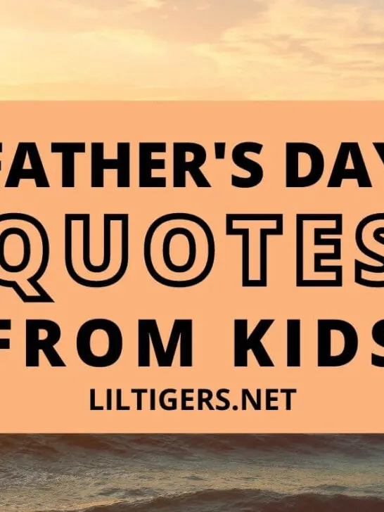 Father's Day sayings from kids