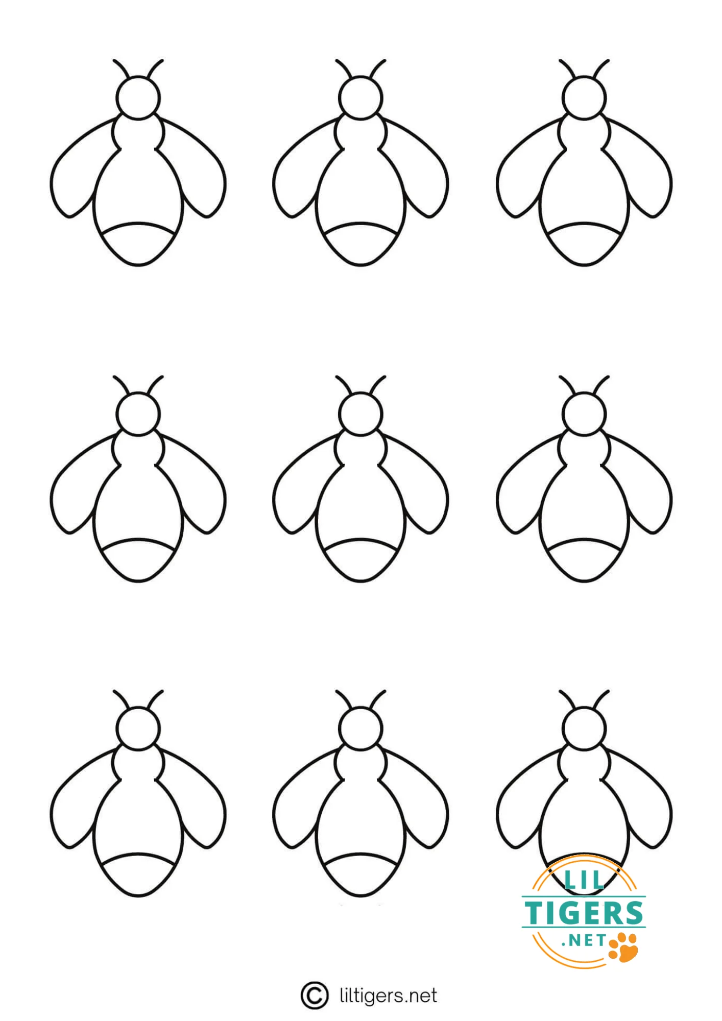 printable firefly template for preschoolers