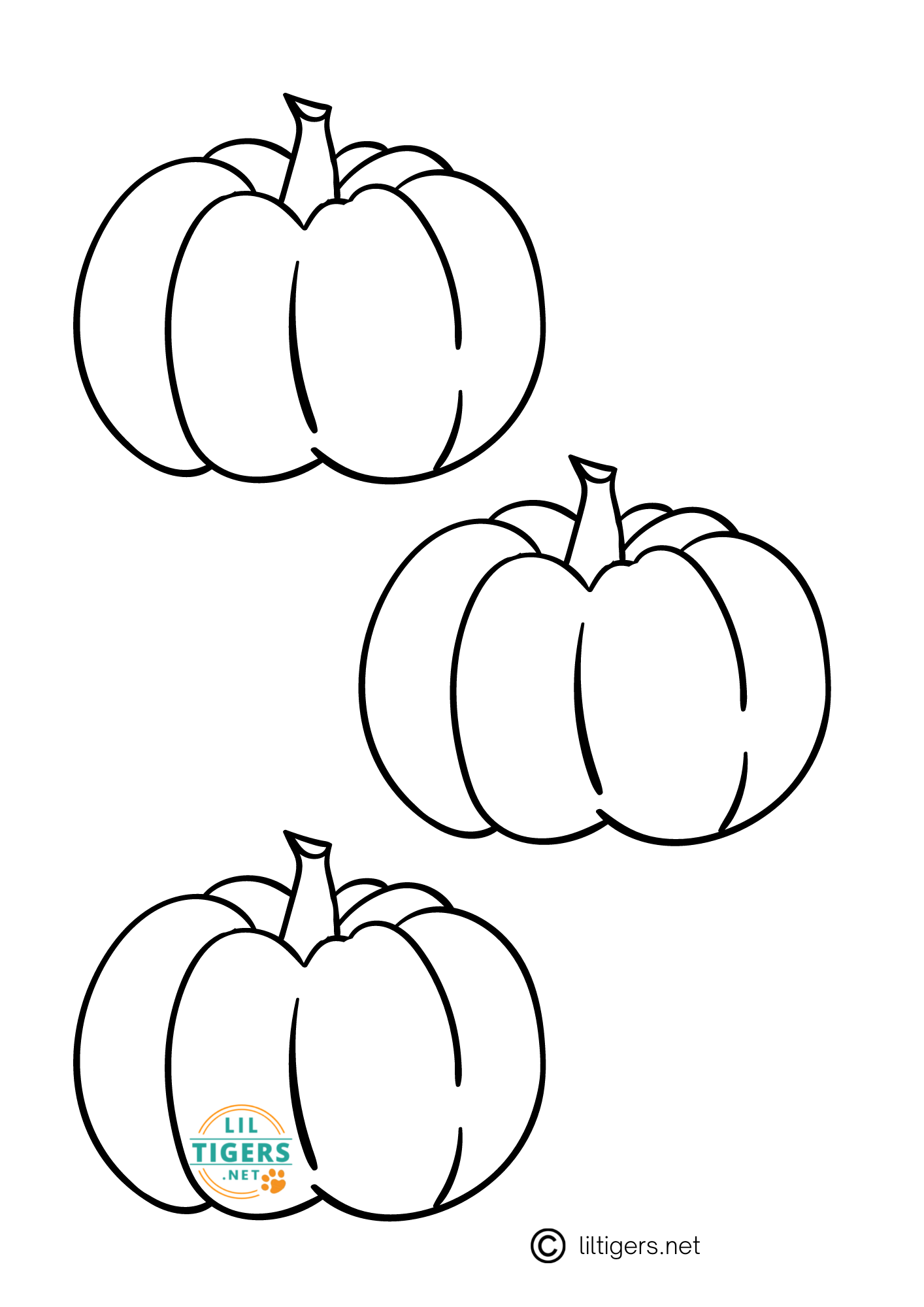 free printable pumpkin craft templates