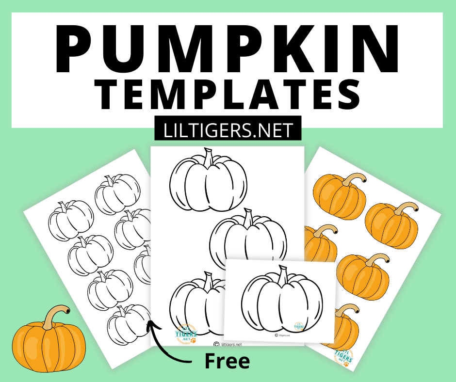 free pumpkin craft templates