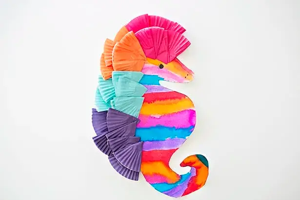 seahorse art