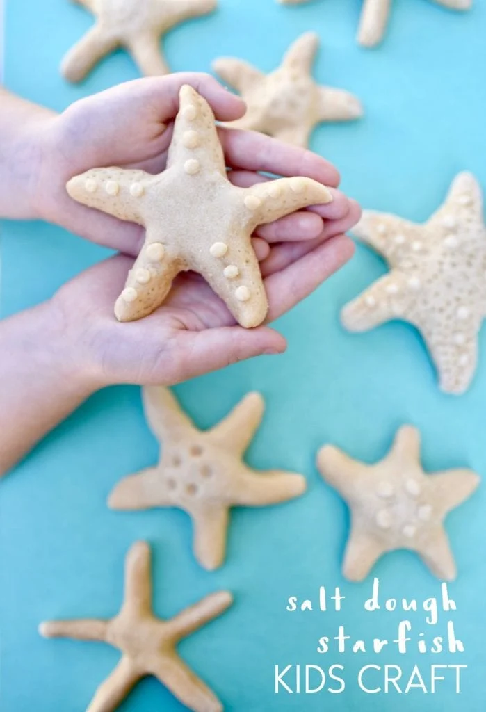 salt dough starfish craft