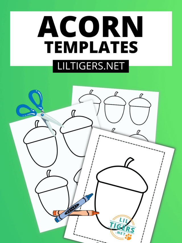 Free Printable Acorn Templates