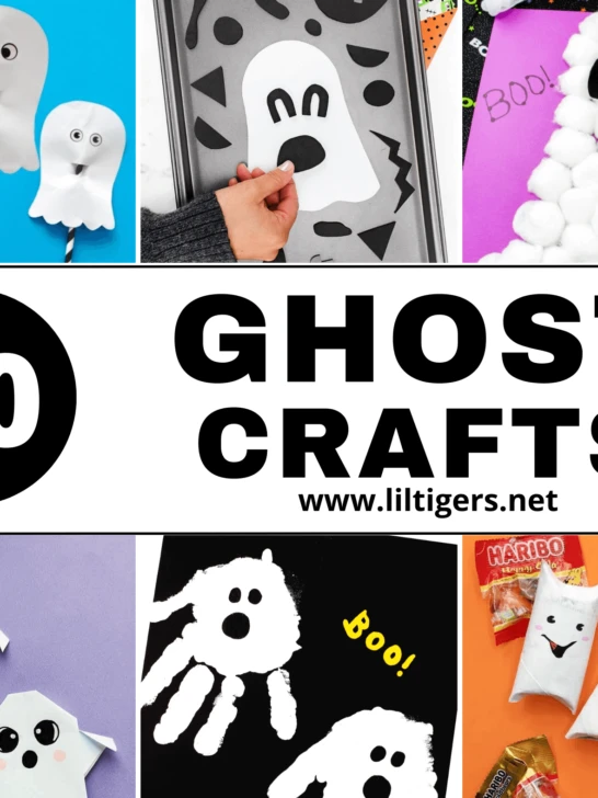 easy halloween ghost craft for preschoolers