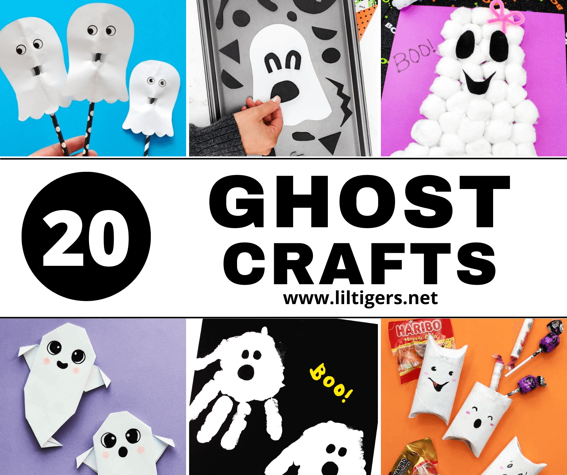 Easy Halloween Ghost Crafts for Preschoolers