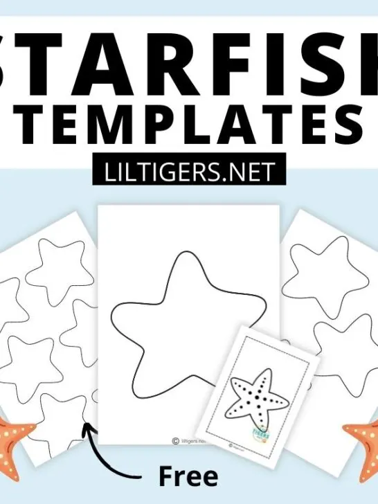 free printable starfish templates