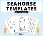 Free Printable Seahorse Templates - Lil Tigers Lil Tigers