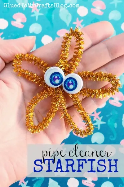 pipecleaner starfish craft