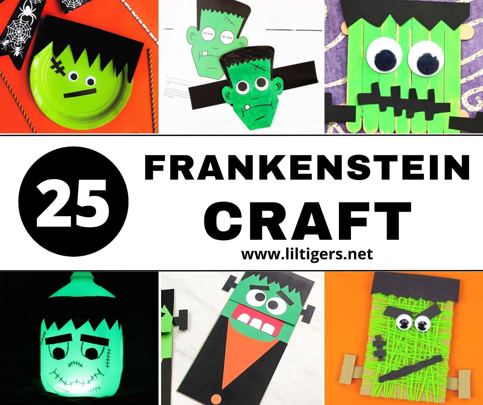Easy Frankenstein Crafts for Preschoolers