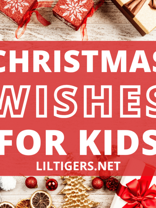 short Christmas wishes for kids