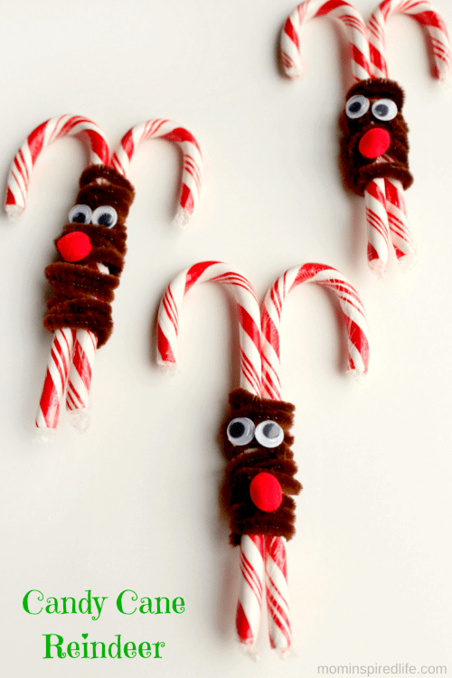 reindeer candy cane treat