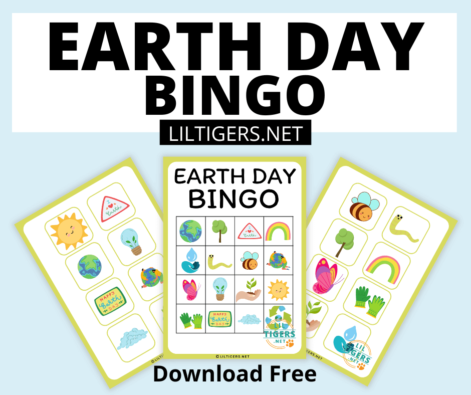 free printable earth day bingo for kids
