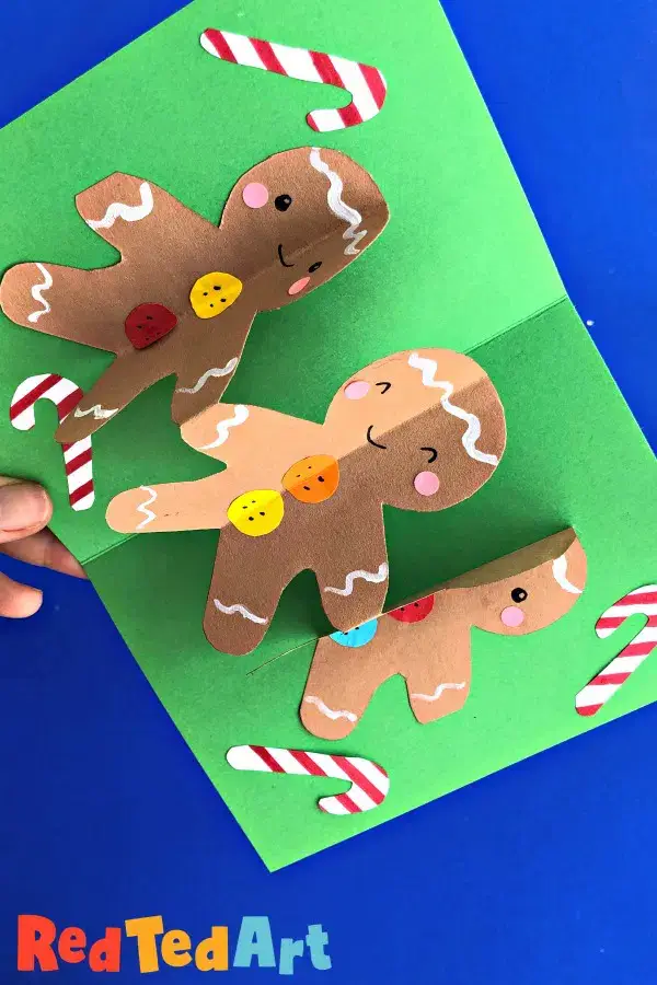 gingerbread man card 