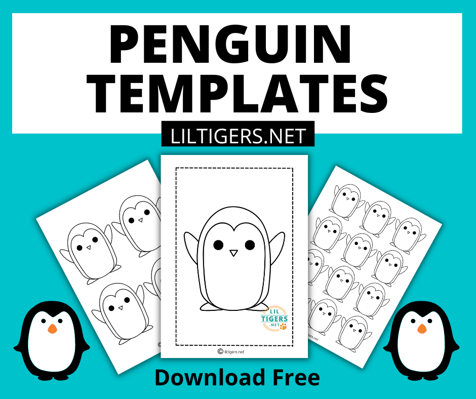 free printable penguin templates