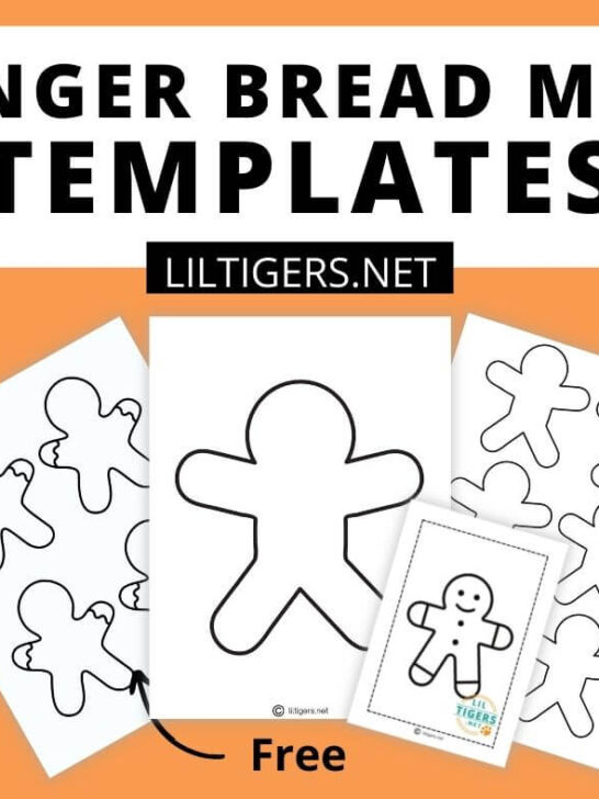 free printable gingerbread man templates