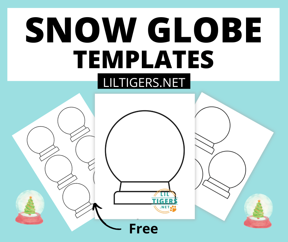 diy snow globe templates