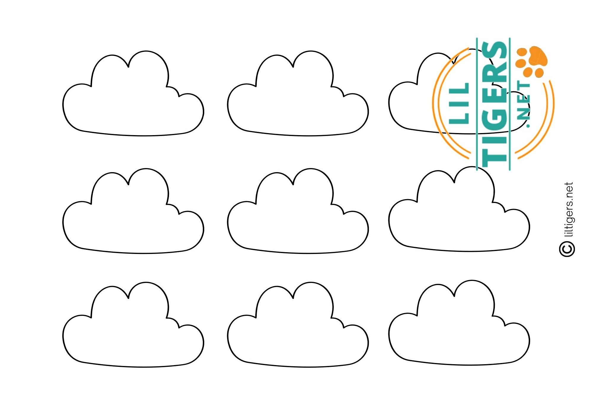 free cloud printables