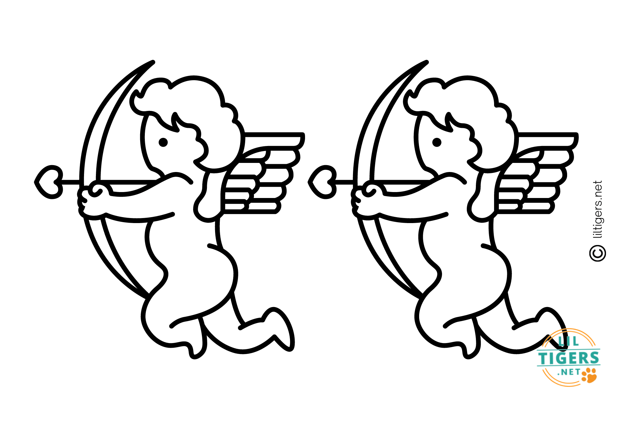 11 Free Cupid Printables (Cupid Craft Templates) Lil Tigers