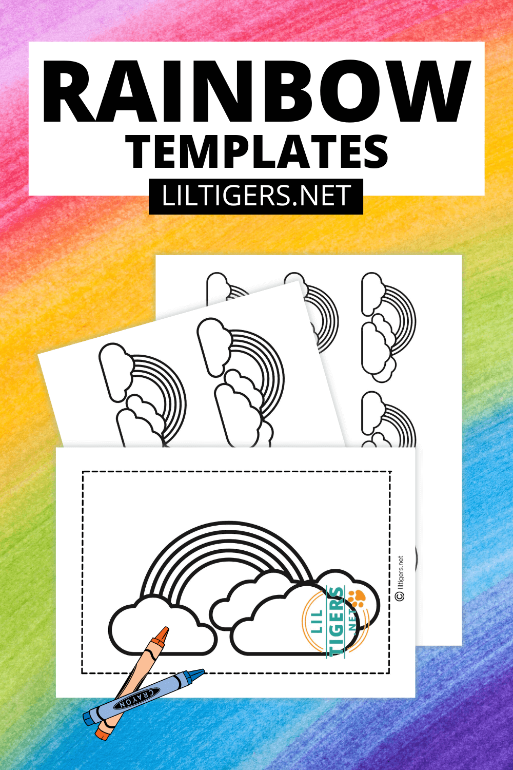 free printable rainbow templates