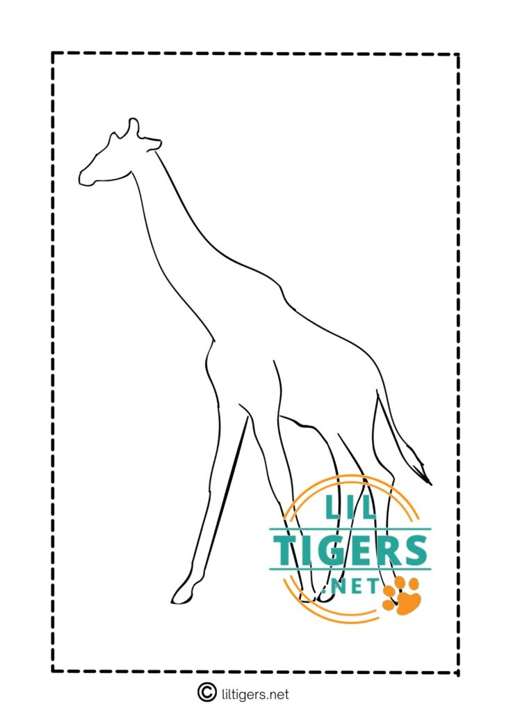 Free Printabe Giraffe Templates - Lil Tigers Lil Tigers