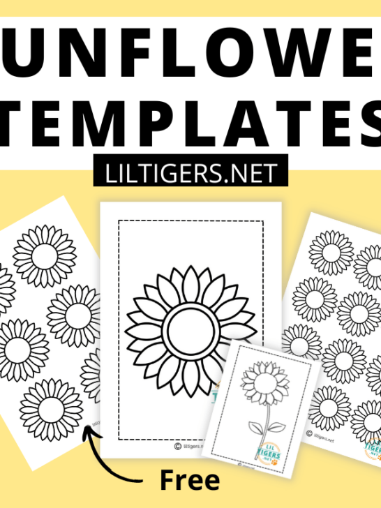 free printable sunflower templates