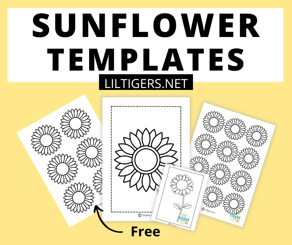 free printable sunflower templates