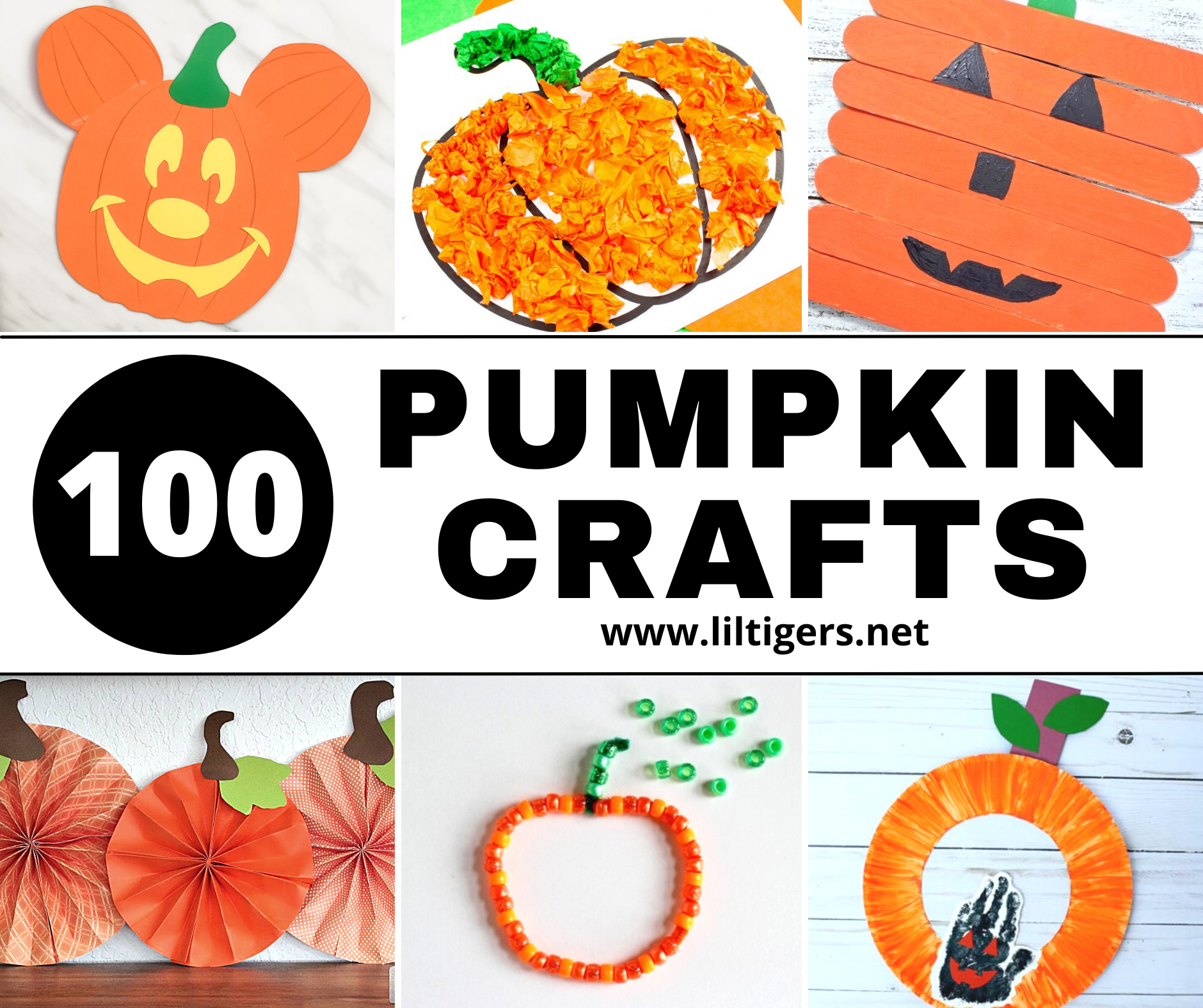 Halloween pumpkin crafts for kids