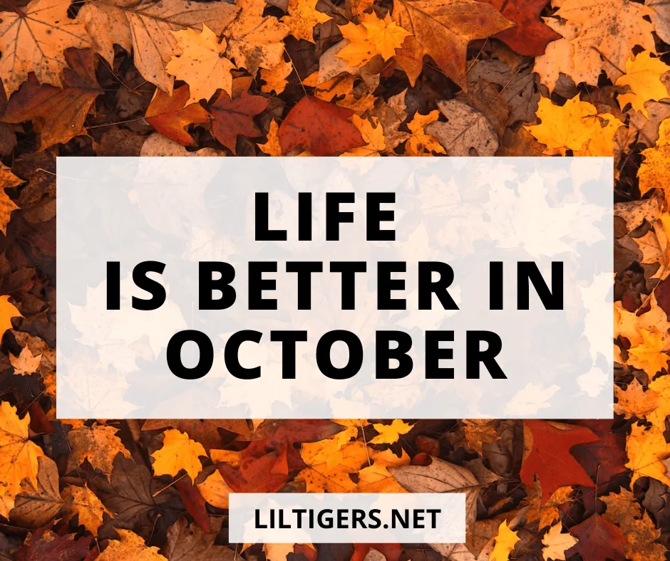 october sayings