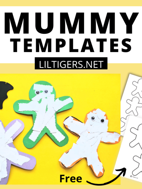 free printable mummy craft templates