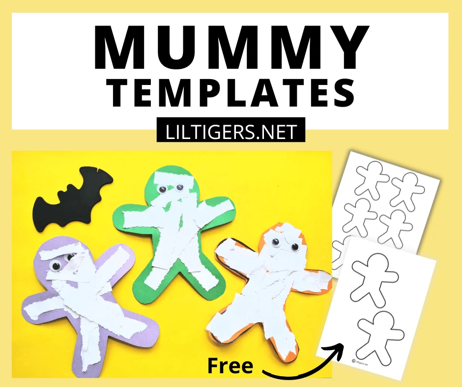 free printable mummy craft templates