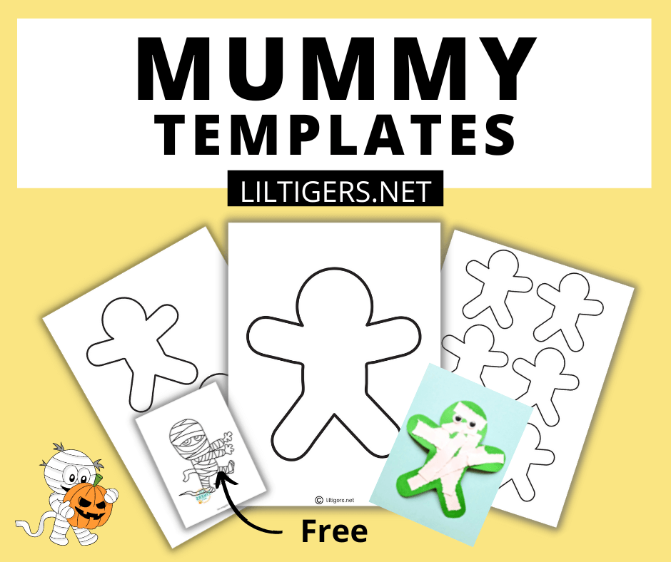 free printable mummy templates