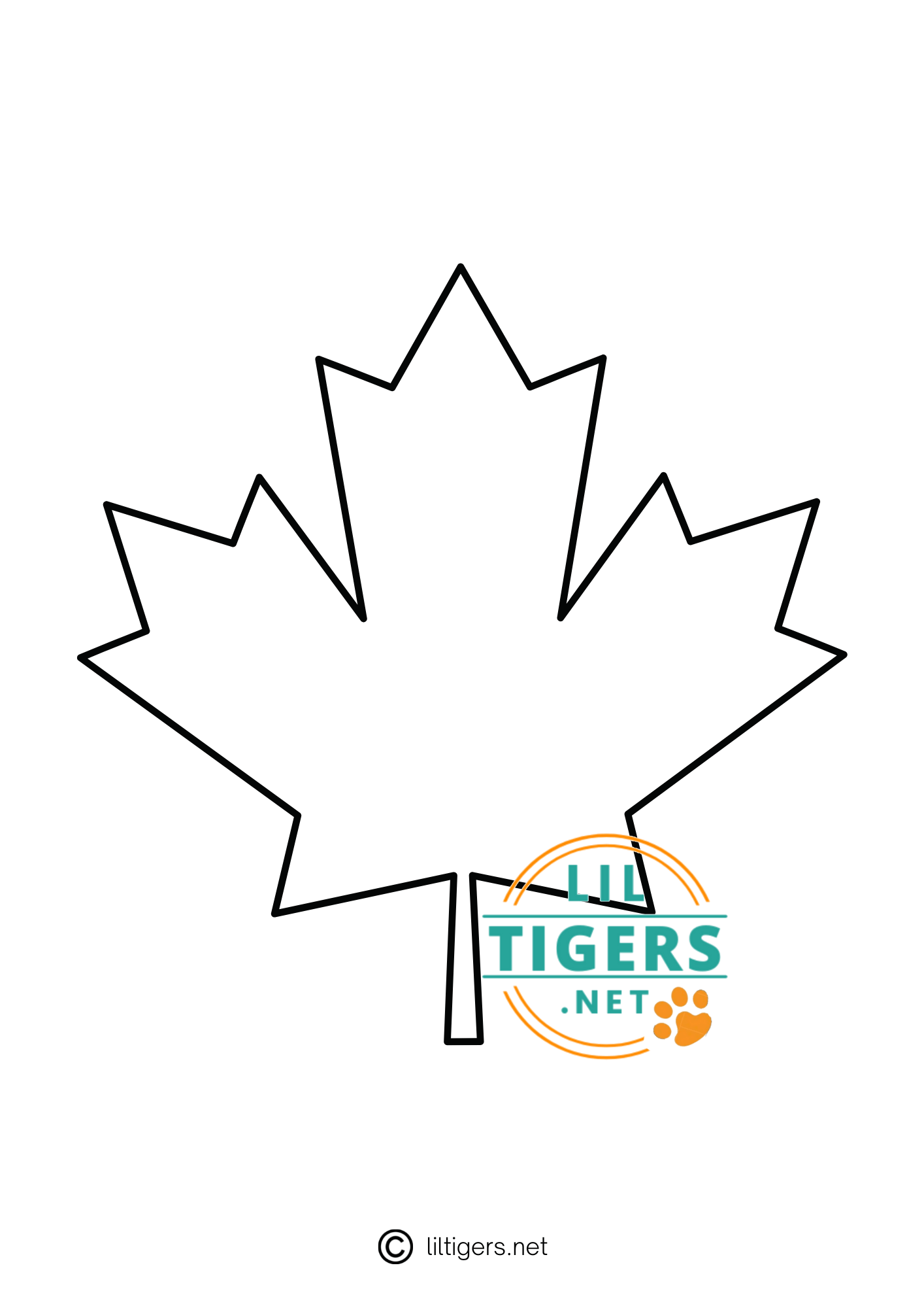 Free Printable Maple Leaf Templates Lil Tigers Free Printable Maple Leaf Templates Lil Tigers