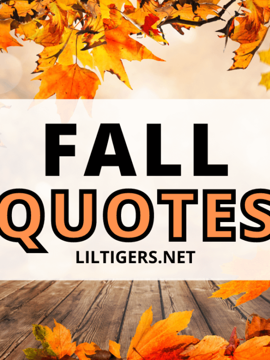 best fall quotes for kids