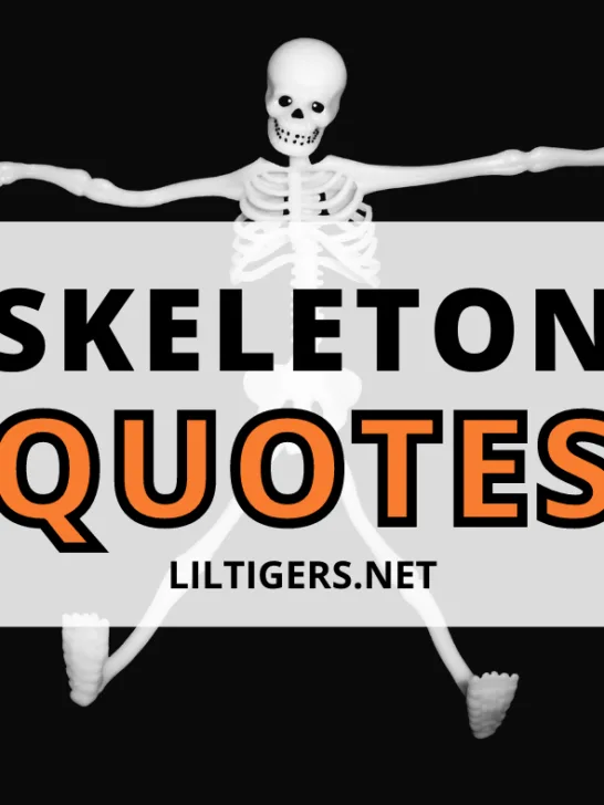 skeleton quotes for kids