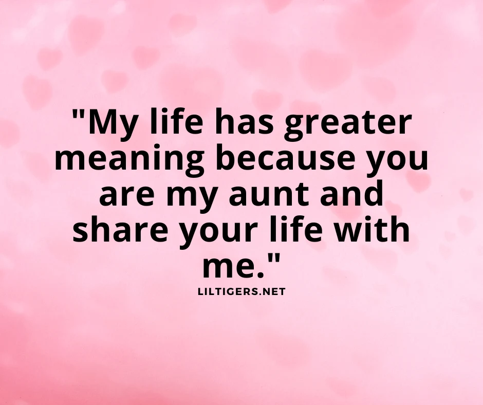 Special Words for Aunts