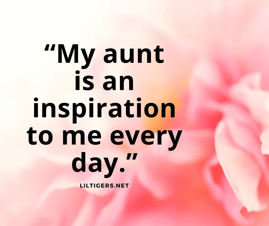 Aunt Quotes From Niece