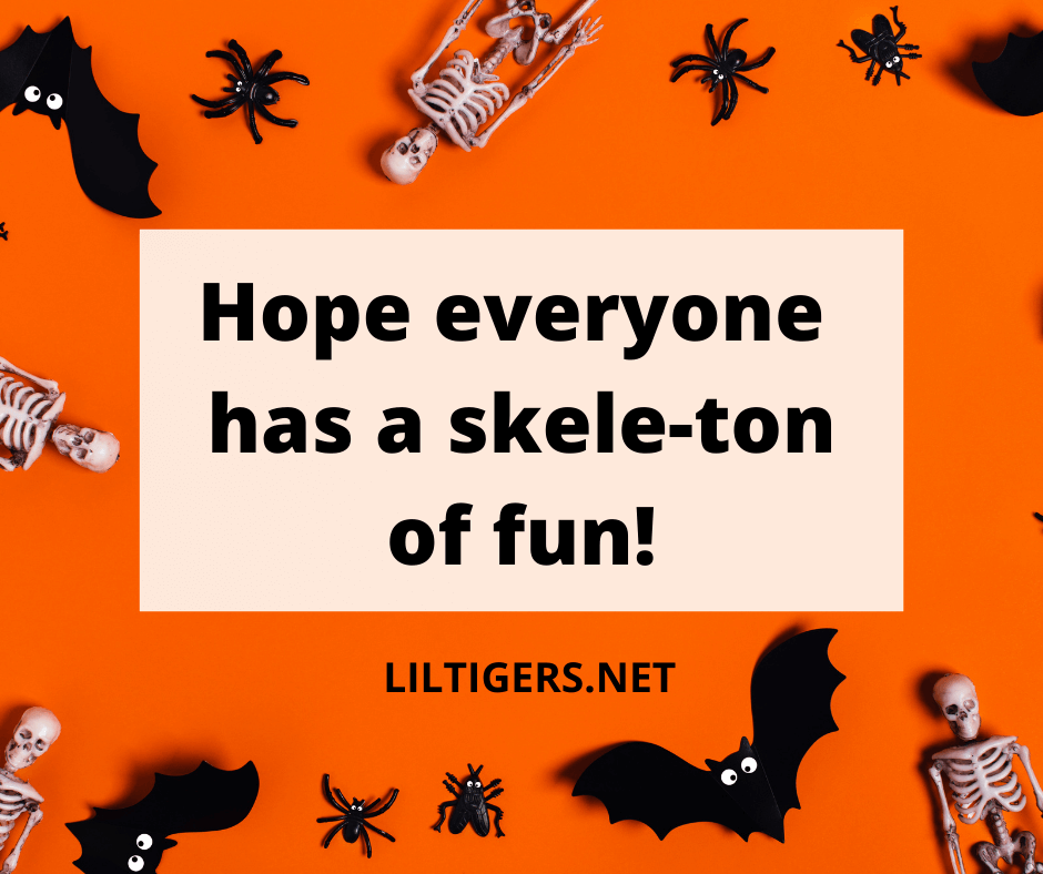 skeleton sayings for kids