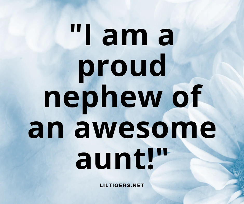 Aunt Quotes from Nephew