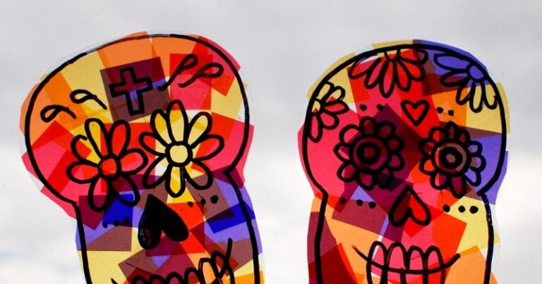35 Best Day of the Dead Crafts for Dia de Los Muertos - Lil Tigers