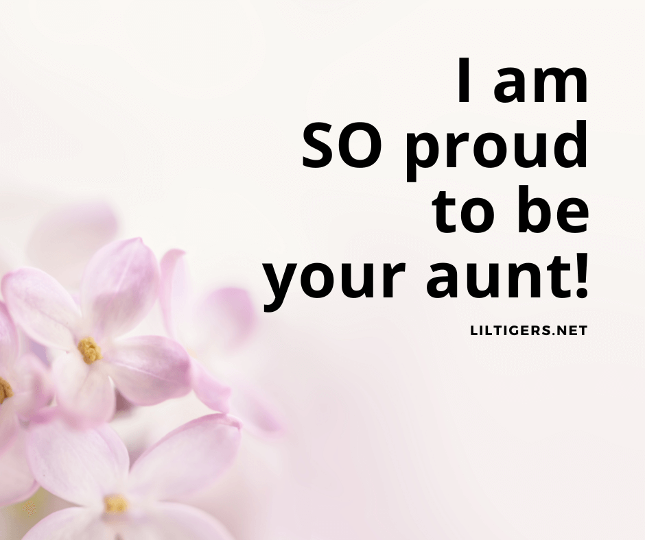Proud to Be Your Aunt Quotes