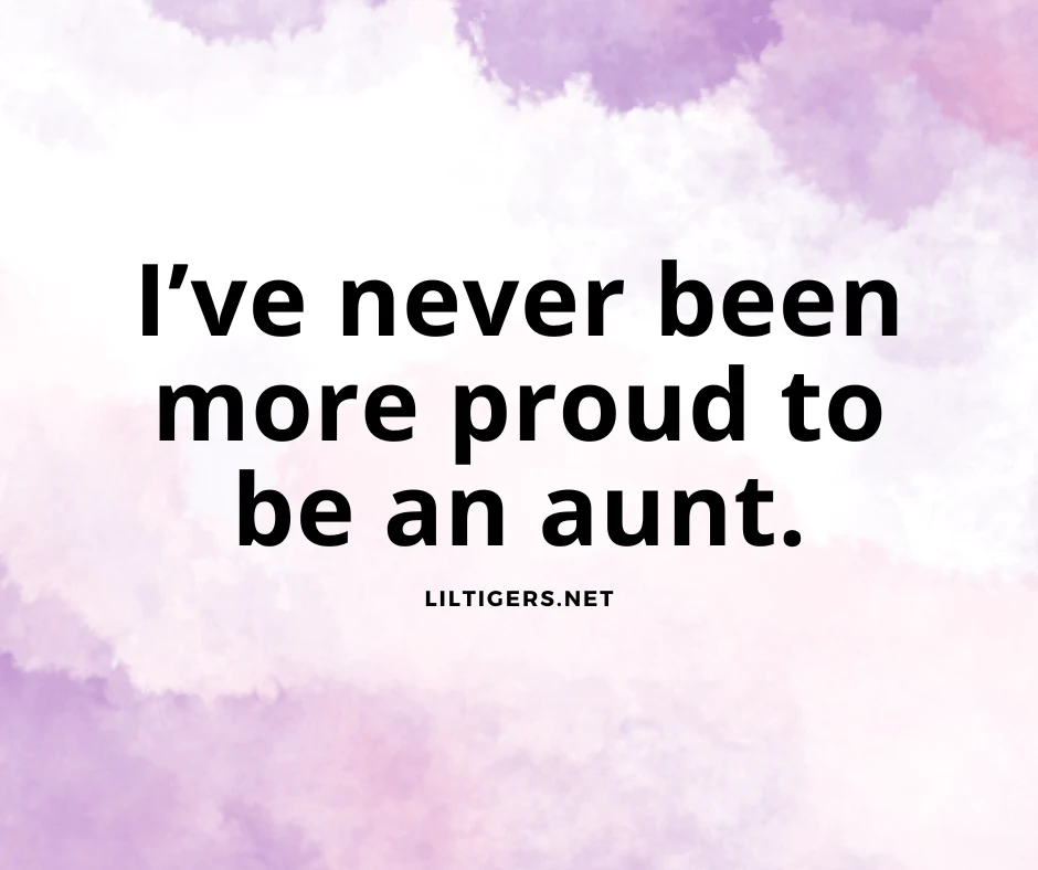 Proud Aunt Quotes